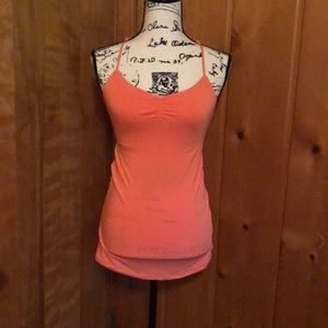 Pure and Gold for Anthropologie peach tank top.